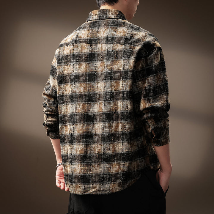 Herren Karierte Flanelljacke Echo Archiv