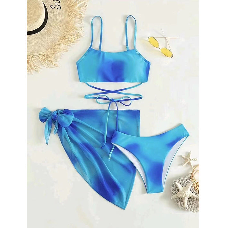 Damen Badeoutfit mit überkreuzten Trägern Echo Archiv