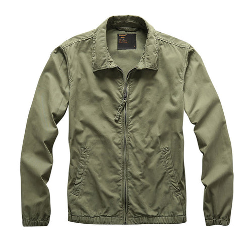 Herren Urbaner Zip-Sommerblouson aus technischem Twill mit verdecktem Reißverschluss Echoarchiv