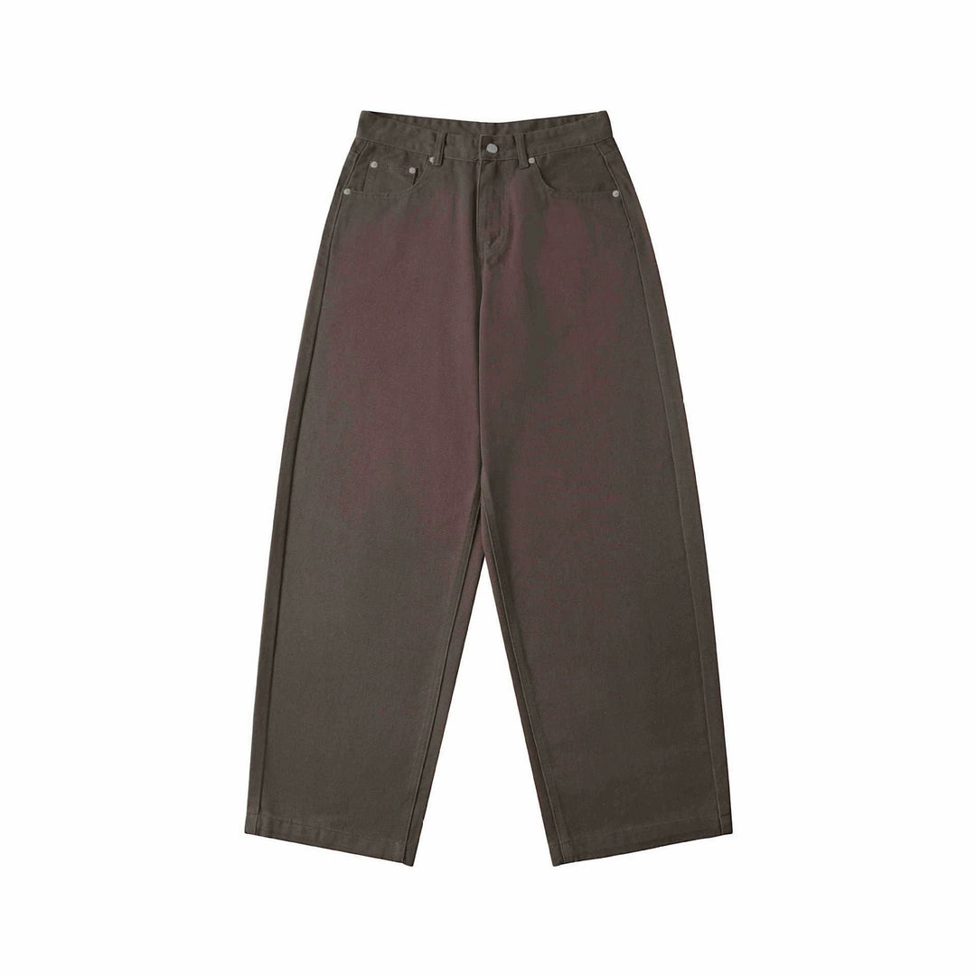 Damen High‑Waist Cropped-Jeans mit weitem Bein und Five‑Pocket Details Echoarchiv