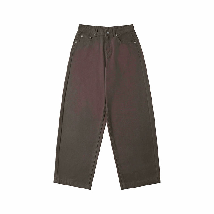 Damen High‑Waist Cropped-Jeans mit weitem Bein und Five‑Pocket Details Echoarchiv