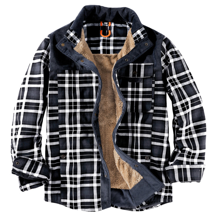 Herren Flanelljacke mit kuscheligem Innenfutter Echoarchiv