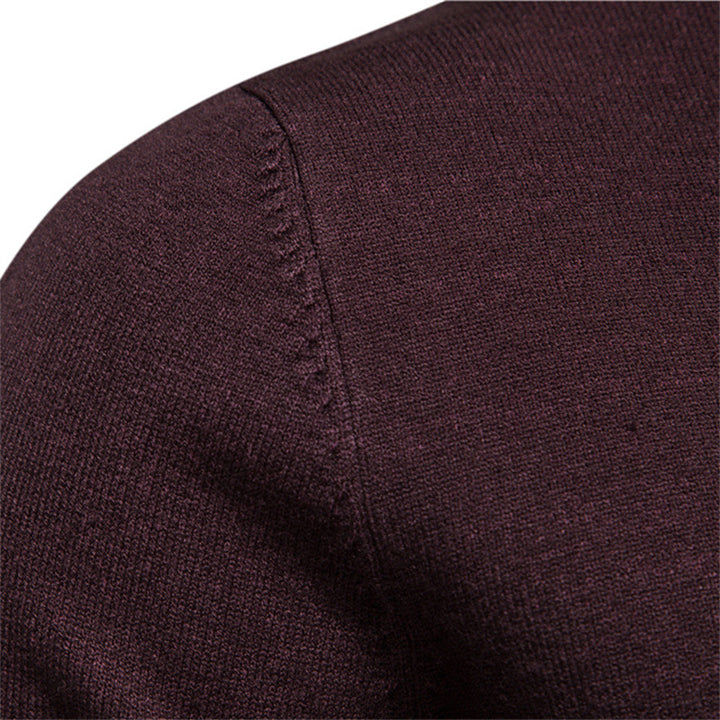 Herren Rollkragenpullover aus weichem Strickmaterial mit feiner Rippstruktur Echoarchiv