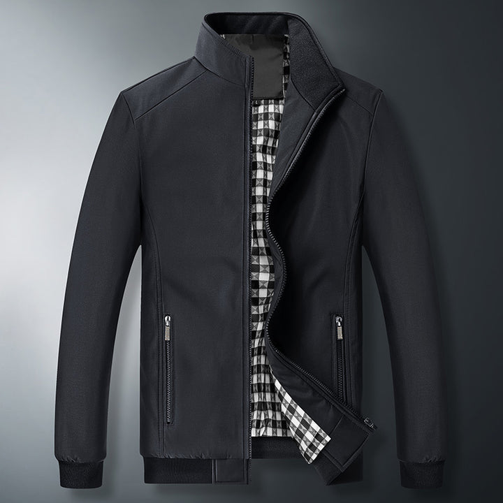 Herren Modische Windjacke mit hohem Kragen Echo Archiv