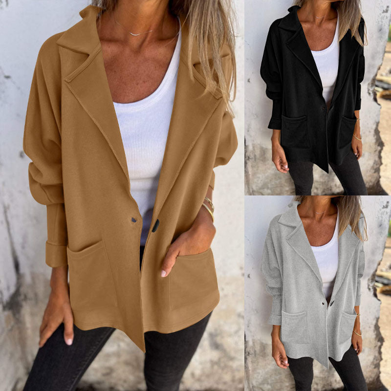 Damen Offene Cape-Cardigan aus Feinstrick mit asymmetrischem Saum und Eingrifftasche Echoarchiv