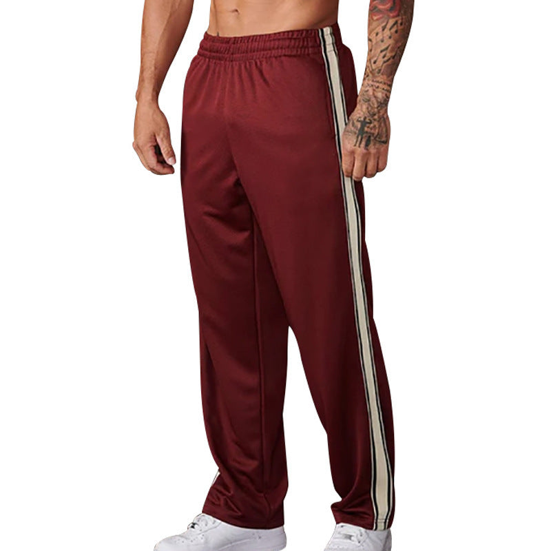 Herren Sportliche Trainingshose mit seitlichen Kontrastelementen Echoarchiv