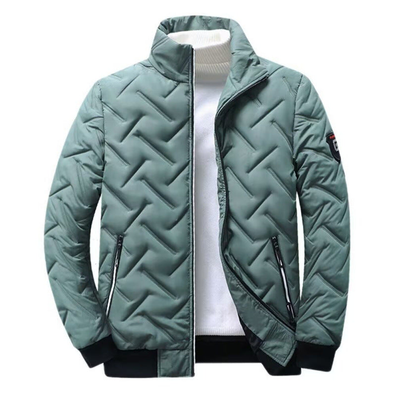 Herren Winter gepolsterte Jacke mit hohem Kragen Echo Archiv