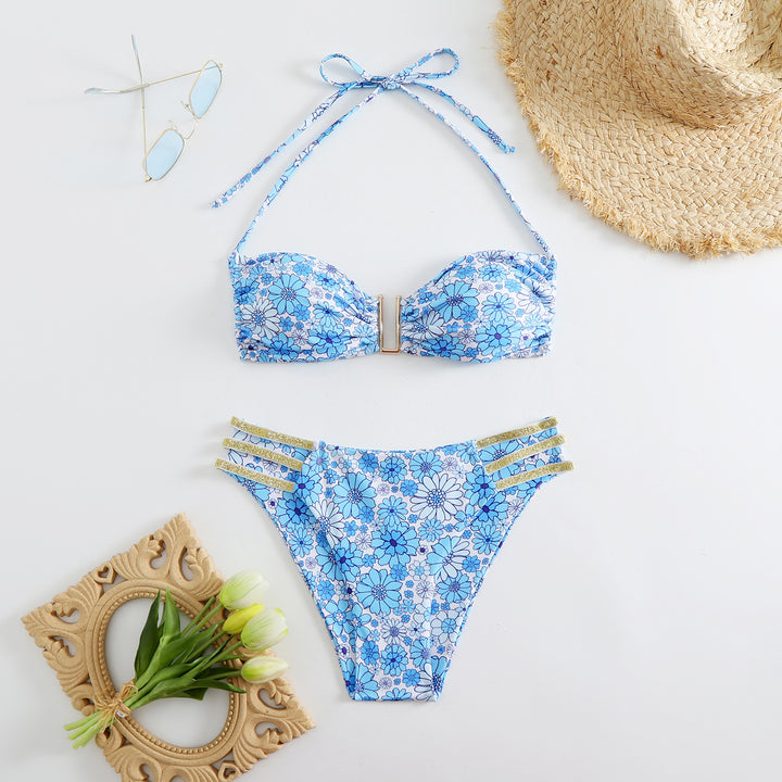 Damen Bandeau-Bikini mit verstellbaren Trägern und elegantem Schnitt Echo Archiv