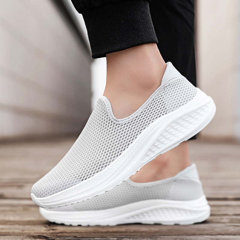 Herren nan atmungsaktiver Netz-Sportschuh mit Schlupfform und stoßdämpfender Laufsohle Echo Archiv