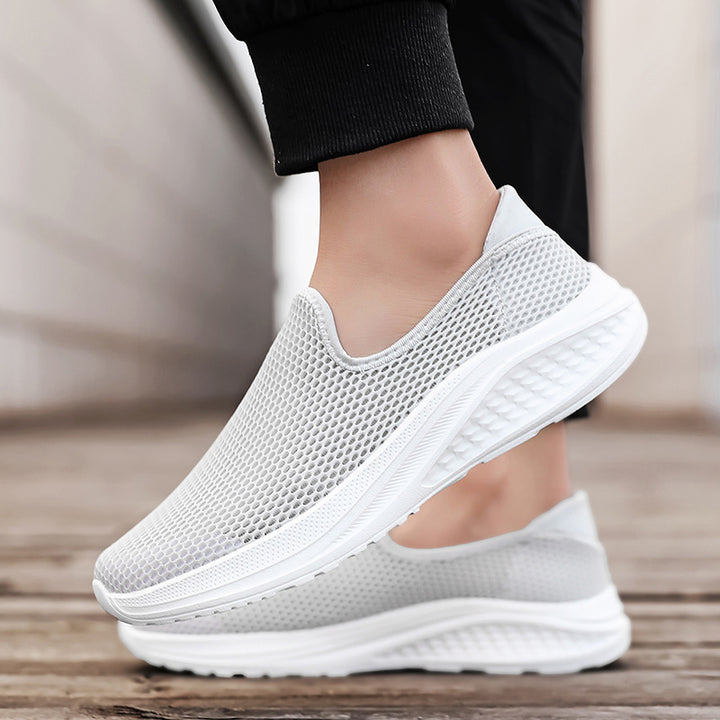 Herren nan atmungsaktiver Netz-Sportschuh mit Schlupfform und stoßdämpfender Laufsohle Echo Archiv