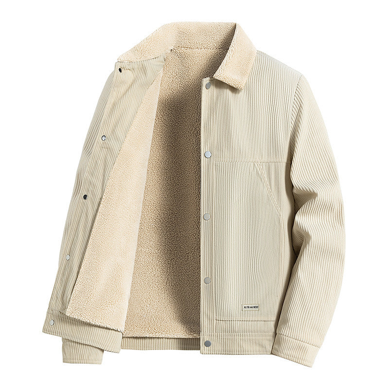 Herren Warme Cordjacke Echo Archiv