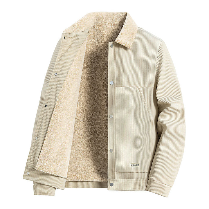 Herren Warme Cordjacke Echo Archiv
