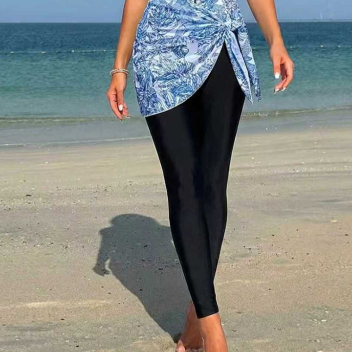 Damen Sportlicher Surfanzug mit asymmetrischem Schnitt und Wickeldetail Echo Archiv