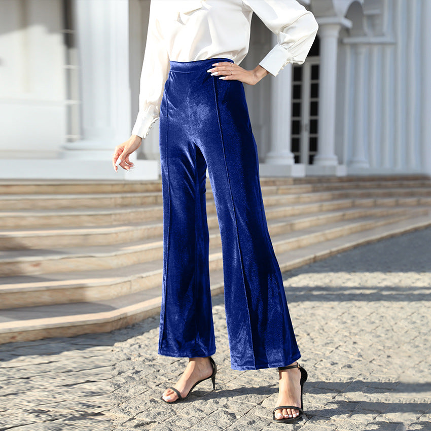 Damen Elegante und bequeme Velours-Hose Echo Archiv