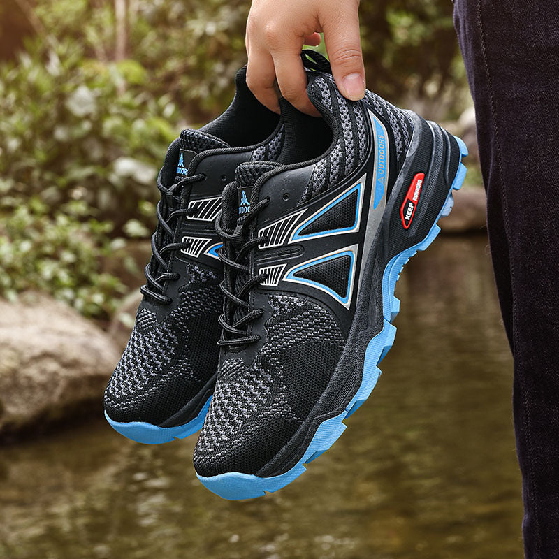Herren nan geländefester Trekking-Sneaker mit aggressivem Profildesign und atmungsaktivem Strickoberteil Echo Archiv