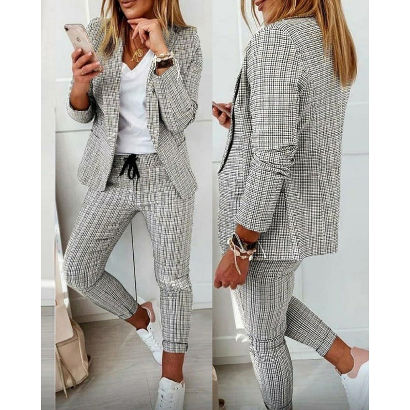 Damen Blazer und Hose Set Echoarchiv