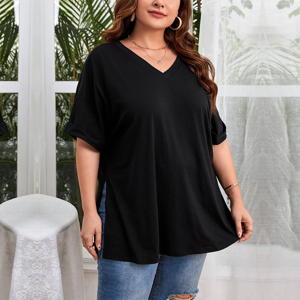 Damen V-Ausschnitt T-Shirt Echo Archiv