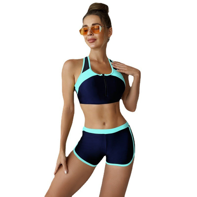 Damen Activewear Set mit Reißverschluss und Hochleistungsstoffen Echo Archiv