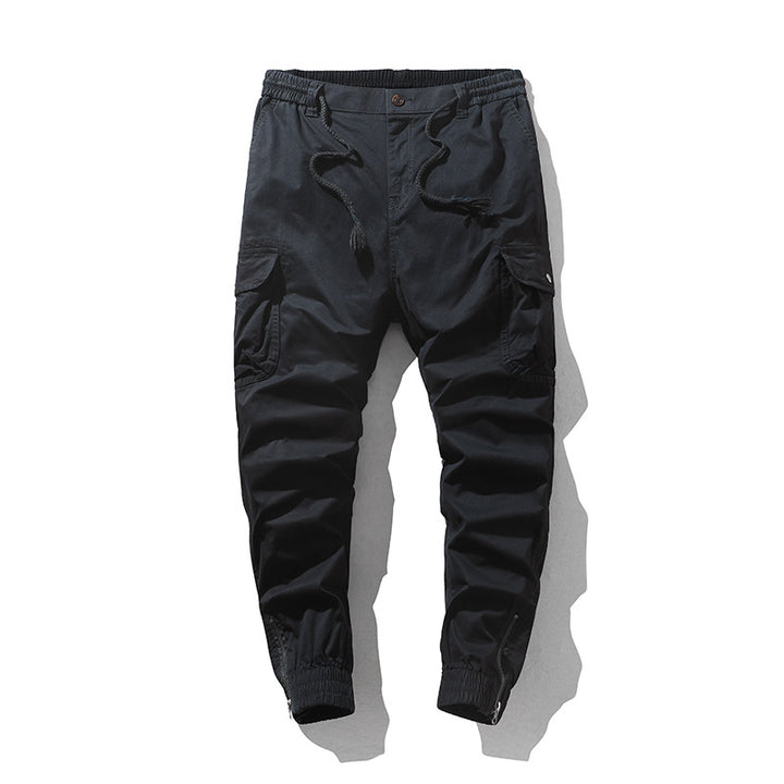 Herren Cargo-Hose mit praktischen Seitentaschen und elastischem Bund Echoarchiv