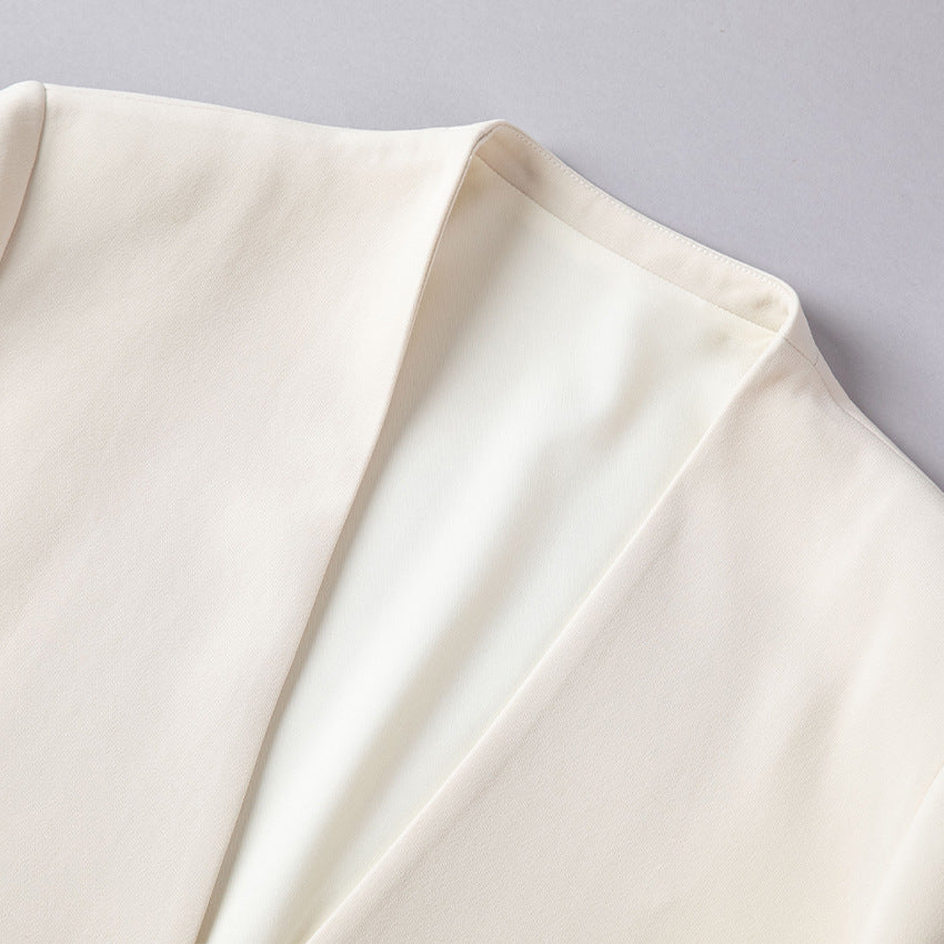 Damen Weite High‑Waist Komforthose mit elastischem Bund und geradem Bein Echoarchiv