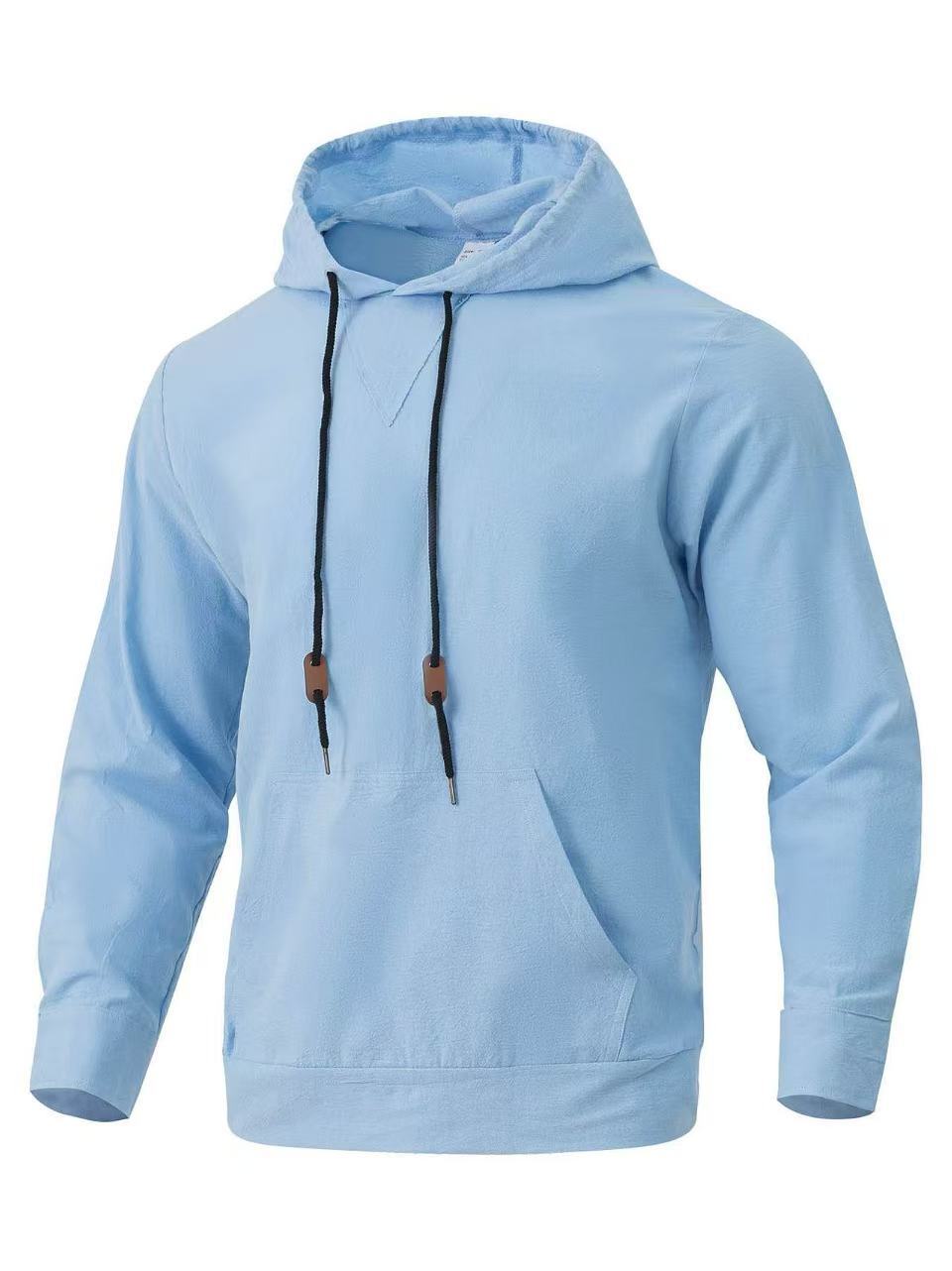 Herren lässiger Kapuzenpullover mit einzigartigem V-Design und praktischen Taschen Echoarchiv