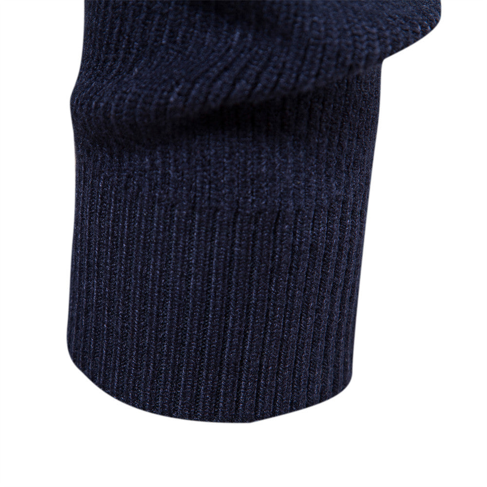 Herren Strickjacke mit modischem Stehkragen und Reißverschluss Echoarchiv