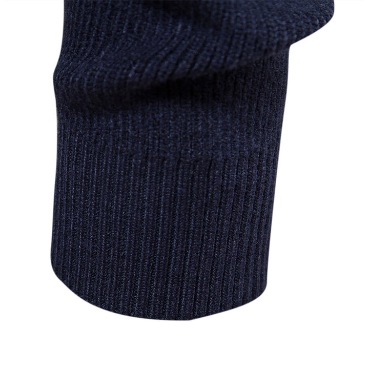 Herren Strickjacke mit modischem Stehkragen und Reißverschluss Echoarchiv