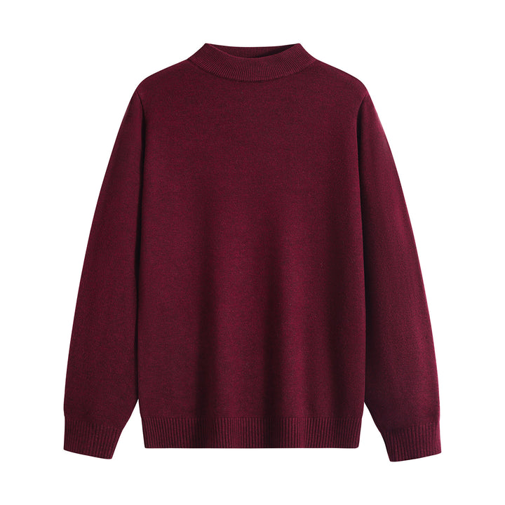 Unisex Oversize Rundhals-Pullover aus schwerer Baumwollmischung mit gerippten Bündchen Echoarchiv