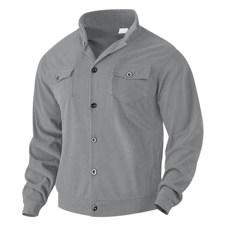 Herren Cordjacke mit praktischen Brusttaschen und strukturiertem Design Echoarchiv