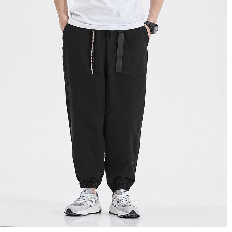 Herren lässige Cargo-Hose mit elastischem Bund und praktischen Taschen Echoarchiv