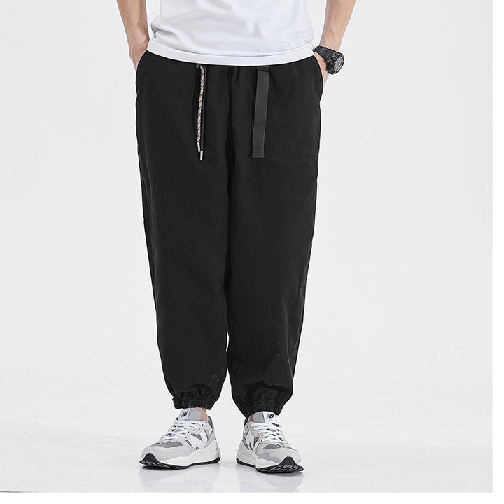 Herren lässige Cargo-Hose mit elastischem Bund und praktischen Taschen Echoarchiv