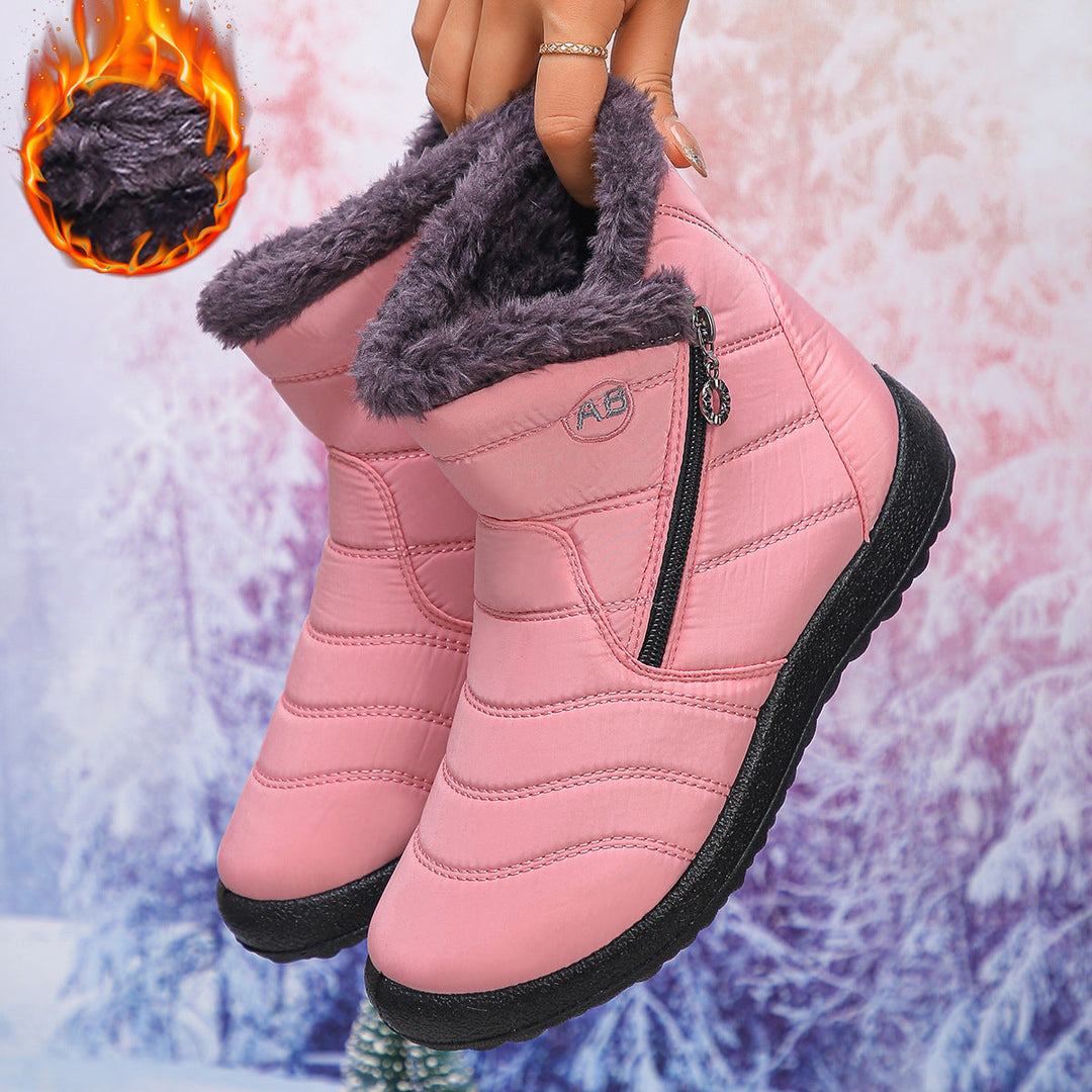 Damen Thermo-Winterstiefel mit kuscheligem Innenfutter und seitlichem Reißverschluss Echoarchiv