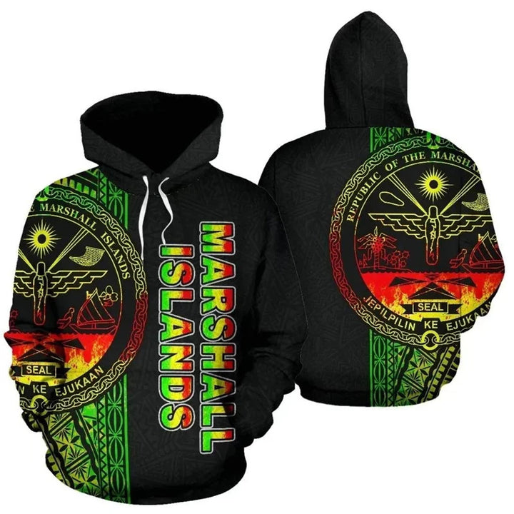 Damen Kreativer Kapuzenpullover mit auffälligem grafischen Design Echoarchiv