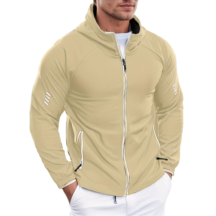 Herren Sportliche Übergangsjacke mit Reißverschlusstaschen Echo Archiv
