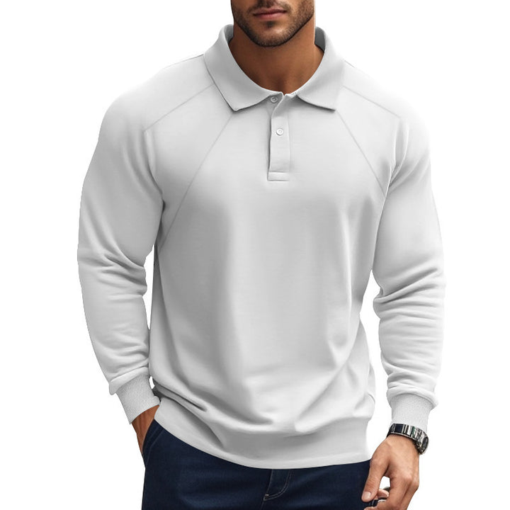 Herren Langarm Polohemd mit sportlichem Schnitt und atmungsaktiver Technologie Echoarchiv
