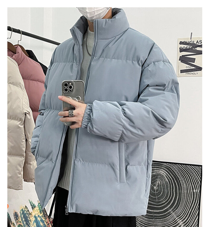 Herren Steppjacke mit hohem Kragen und isolierender Füllung Echoarchiv