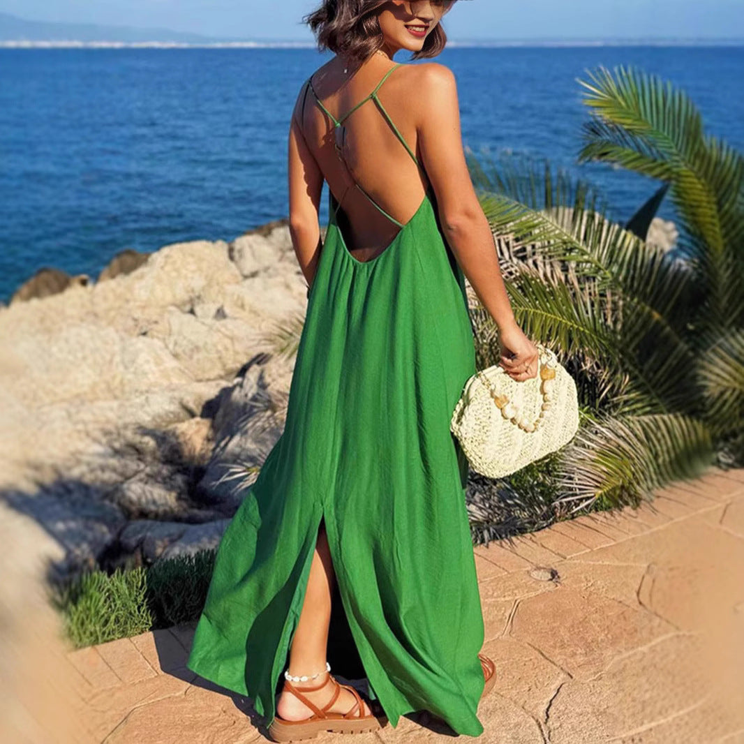 Damen Strandkleid mit Rückenausschnitt Echoarchiv