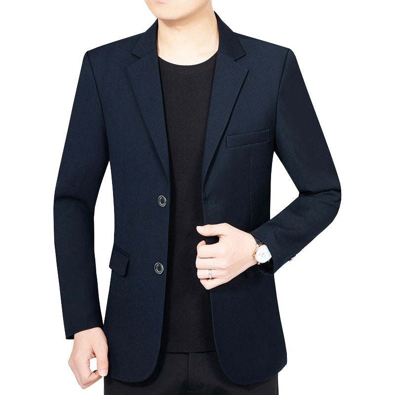 Herren Schlankes Business-Sakko mit minimalistischem Design und Stretch-Komfort – Tianoro