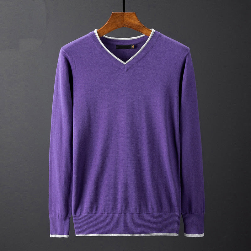 Herren V-Ausschnitt Pullover Echoarchiv