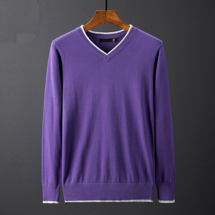 Herren V-Ausschnitt Pullover Echoarchiv