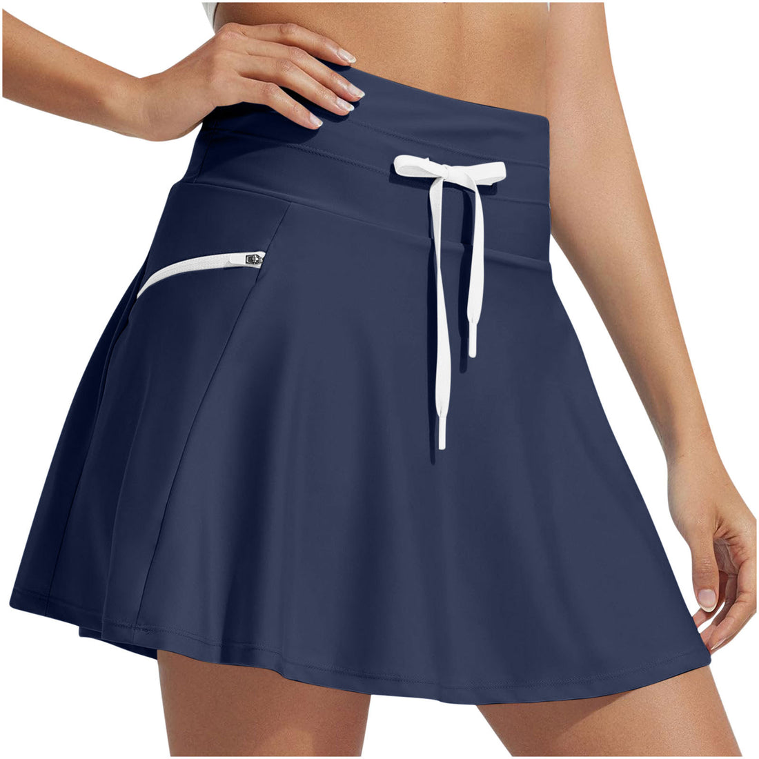 Damen Sportlicher Schwimmrock mit elastischem Bund und praktischen Seitentaschen – Avérine