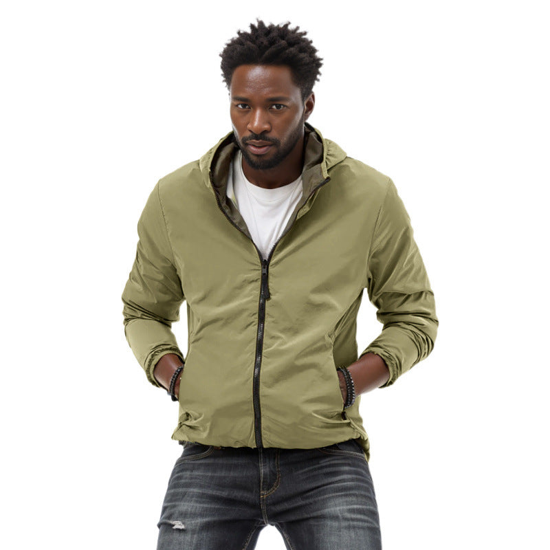 Herren leichte und winddichte Jacke Echoarchiv