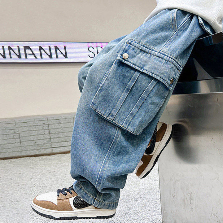 Unisex weite Utility-Jeans Echo Archiv