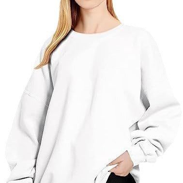 Damen nan Oversize-Sweater mit tiefem Schulterfall und gerippten Bündchen Echo Archiv