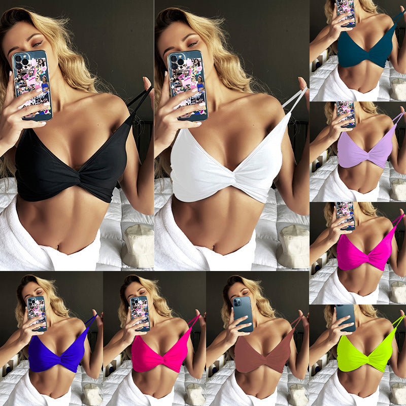Damen Bikinoberteil mit modischem Wickeldesign Echo Archiv