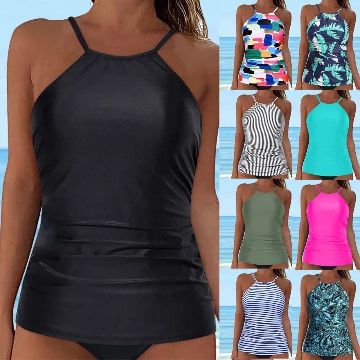 Damen Tankini mit floralem Design und figurbetontem Schnitt Echo Archiv