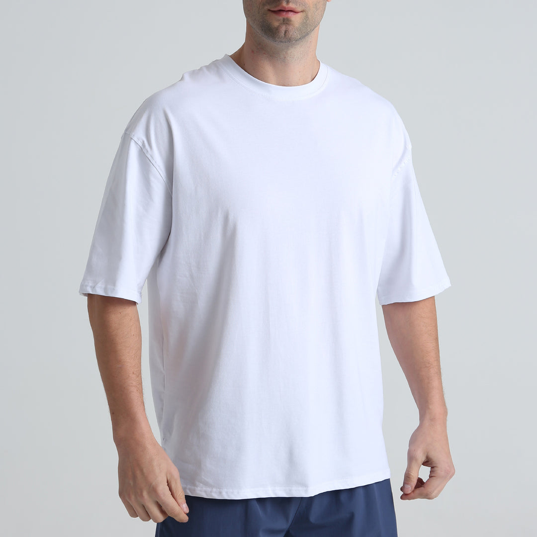 Herren Bequemes Loose-Fit T-Shirt aus hochwertiger Baumwolle Echoarchiv