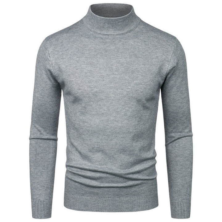Herren eleganter Rollkragenpullover aus feiner Baumwollmischung Echoarchiv