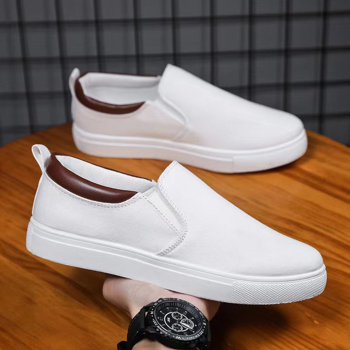 Herren nan Canvas-Slip-On Sneaker mit elastischen Einsätzen, gepolsterter Fersenmanschette und leichter EVA-Sohle Echo Archiv