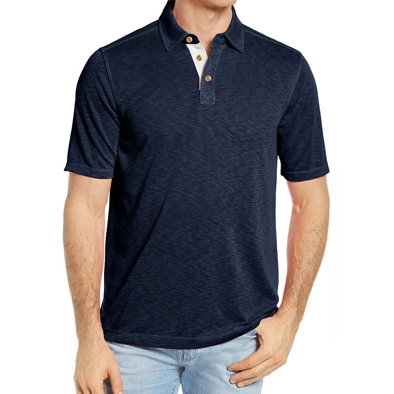 Herren Polo-Shirt mit stylischem Knopfverschluss Echoarchiv